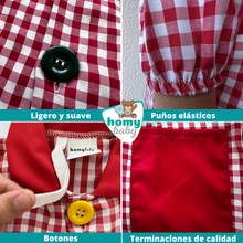 Cargar imagen en el visor de la galería, Babi Escolar Botones (Rojo)