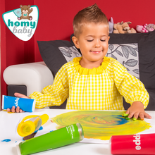 Cargar imagen en el visor de la galería, Babi Escolar Poncho (Amarillo)