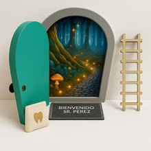 Cargar imagen en el visor de la galería, Puerta de Ratoncito Pérez (Turquesa)
