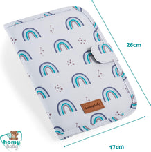 Cargar imagen en el visor de la galería, Portadocumentos Bebé (Rainbows & Flowers)