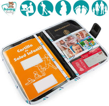 Cargar imagen en el visor de la galería, Portadocumentos Bebé (Rainbows & Flowers)