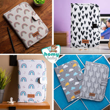 Cargar imagen en el visor de la galería, Portadocumentos Bebé (Rainbows & Flowers)