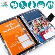 Cargar imagen en el visor de la galería, Portadocumentos Bebé (Clouds)