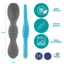 Cargar imagen en el visor de la galería, 4 Cucharas y Precucharas Bebé BLW