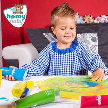 Cargar imagen en el visor de la galería, Babi Escolar Poncho (Azul)