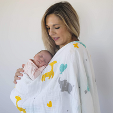 Cargar imagen en el visor de la galería, Muselina Algodón (Animales) - HOMYBABY