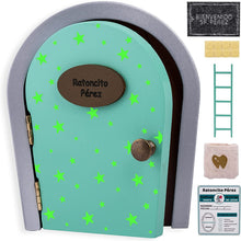 Cargar imagen en el visor de la galería, Puerta de Ratoncito Pérez (Turquesa)