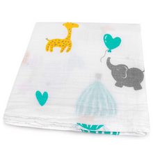 Cargar imagen en el visor de la galería, Muselina Algodón (Animales) - HOMYBABY