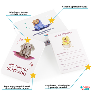 Tarjetas Meses y Logros Primer Año