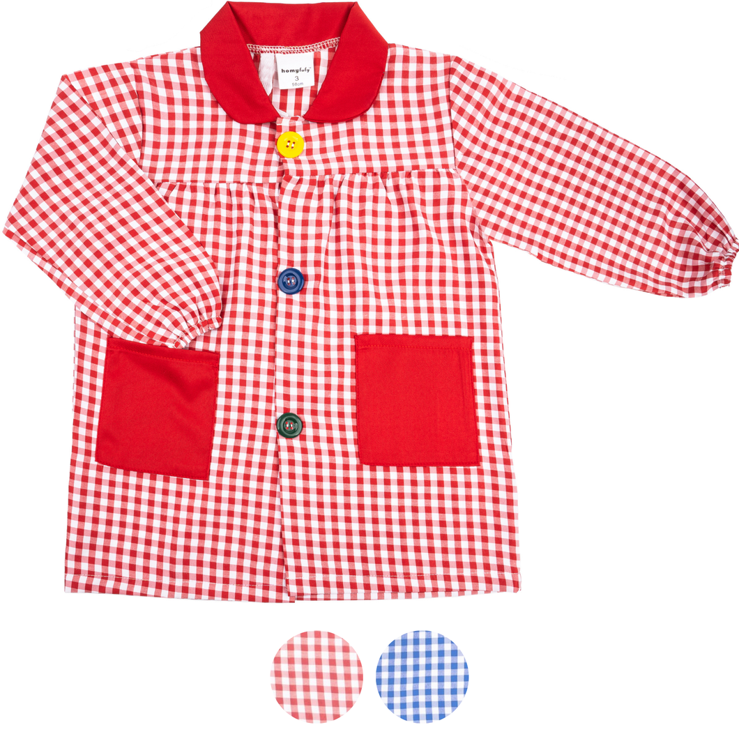 Babi Escolar Botones (Rojo)