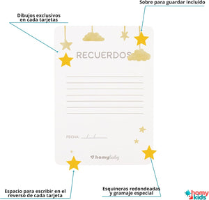 [x40] Tarjetas Cumple Meses + Logros Primer Año