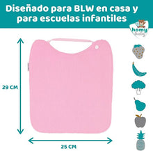 Cargar imagen en el visor de la galería, Pack 5 Baberos XL de Rizo (Rosas)
