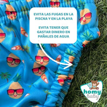 Cargar imagen en el visor de la galería, Bañador Pañal Reutilizable (Piñas)
