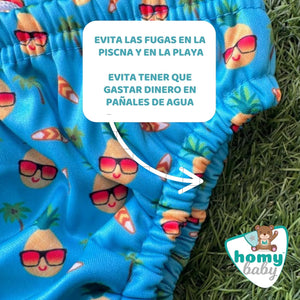 Bañador Pañal Reutilizable (Piñas)