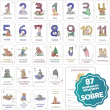 Cargar imagen en el visor de la galería, [x40] Tarjetas Cumple Meses + Logros Primer Año
