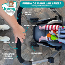 Cargar imagen en el visor de la galería, Funda Manillar Carro / Silla (manillar abierto)

