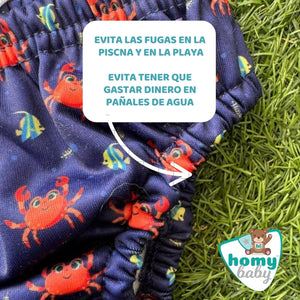Bañador Pañal Reutilizable (Cangrejos)