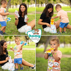 Bolsas reutilizables comida bebe