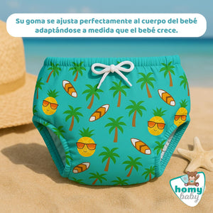 Bañador Pañal Reutilizable (Piñas)
