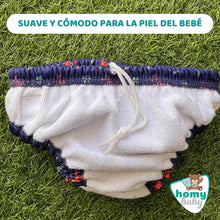 Cargar imagen en el visor de la galería, Bañador Pañal Reutilizable (Cangrejos)
