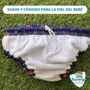 Bañador Pañal Reutilizable (Cangrejos)