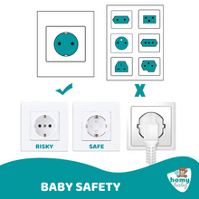 Cargar imagen en el visor de la galería, Kit Protectores Enchufes - HOMYBABY
