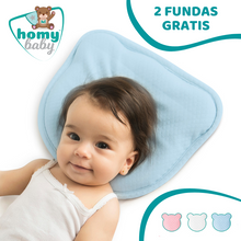 Cargar imagen en el visor de la galería, Almohada Bebé (Azul) - HOMYBABY
