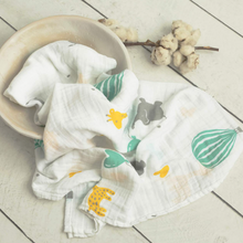 Cargar imagen en el visor de la galería, Muselina Algodón (Animales) - HOMYBABY
