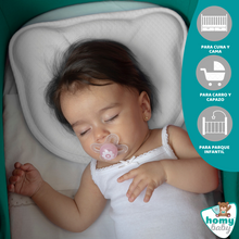 Cargar imagen en el visor de la galería, Almohada Bebé (Blanca) - HOMYBABY
