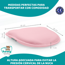 Cargar imagen en el visor de la galería, Almohada Bebé (Rosa) - HOMYBABY
